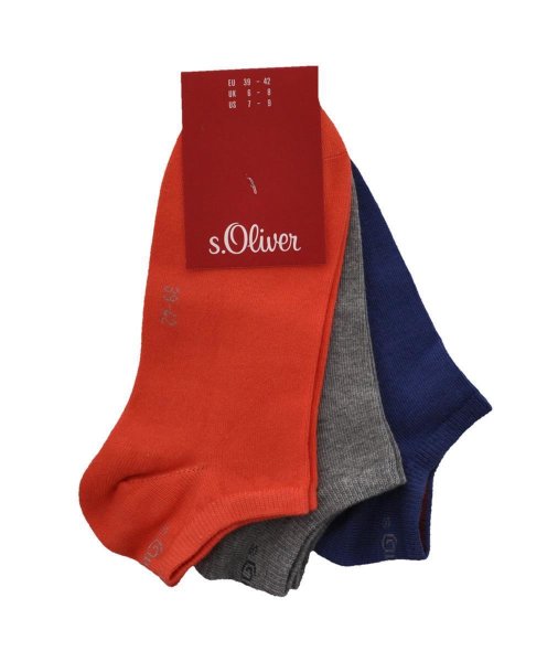 s.Oliver Sneaker Unisex 3er Pack Socken