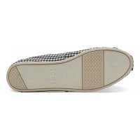 TOMS Espadrille Alpargata Black Gingham Stripe