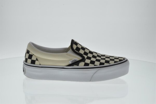 Black and cream checkered vans online