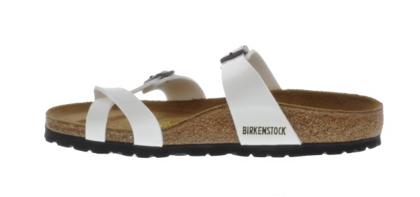 Birkenstock mayari patent white online