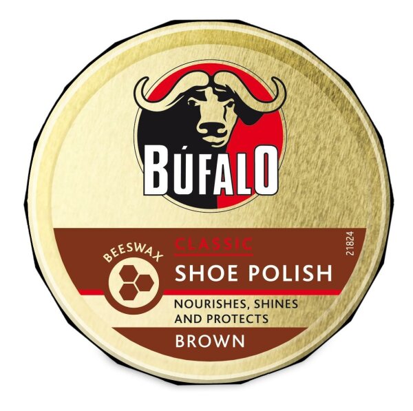 Bufalo Shoe Polish Schuhcreme Braun